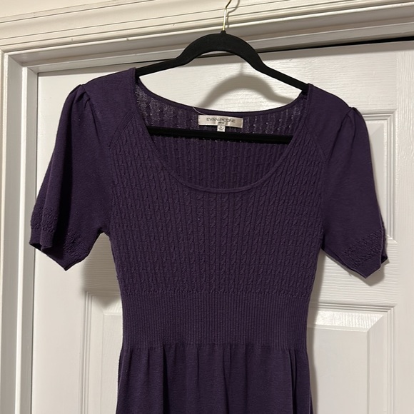 Purple sweater dress - Picture 1 of 4